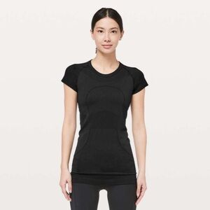 Lululemon Swiftly Tech Short Sleeve Top Black Size 6